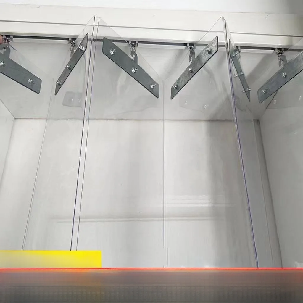 

Коммерческая мягкая кожаная дверная занавеска из ПВХ для операционного использования с выдвижной конструкцией, пылезащитная перегородка для кондиционера