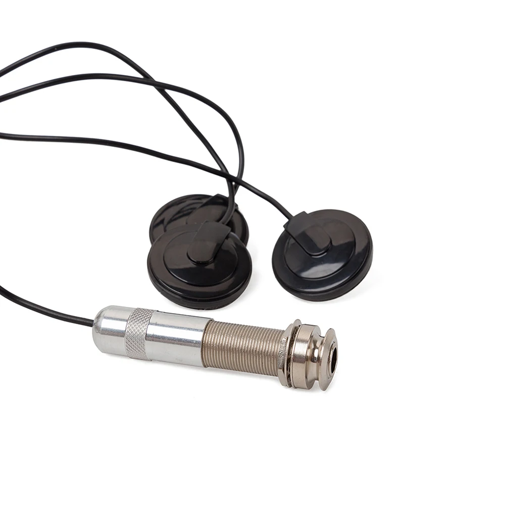 

Acoustic Guitar Pickup Preamp Equalizer Active Endpin Jack Enhancer Mandolin Banjo Humbucker Transducer Round Hole Accessory