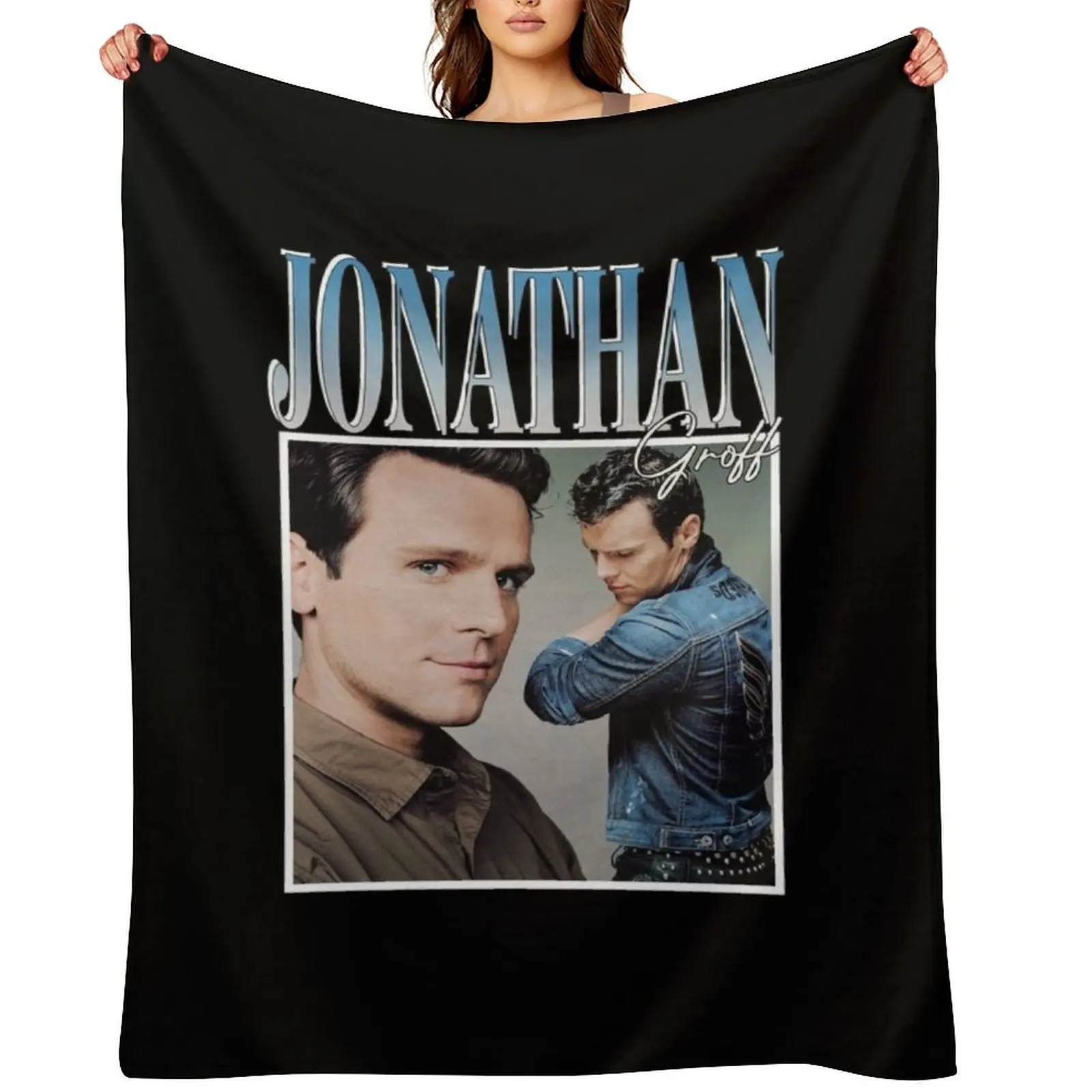 

Jonathan Groff Throw Blanket Winter beds Polar Furrys halloween Blankets