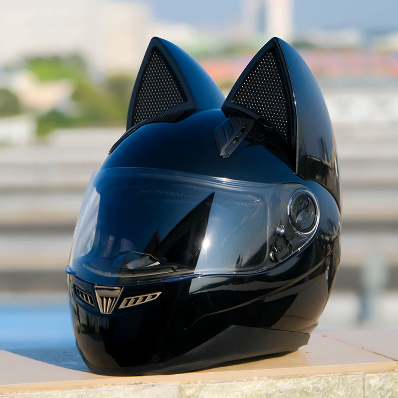 cat motorcycle helmet dot approved Ears Golonzo Cycling Helmet Motorcycle Helmet Full