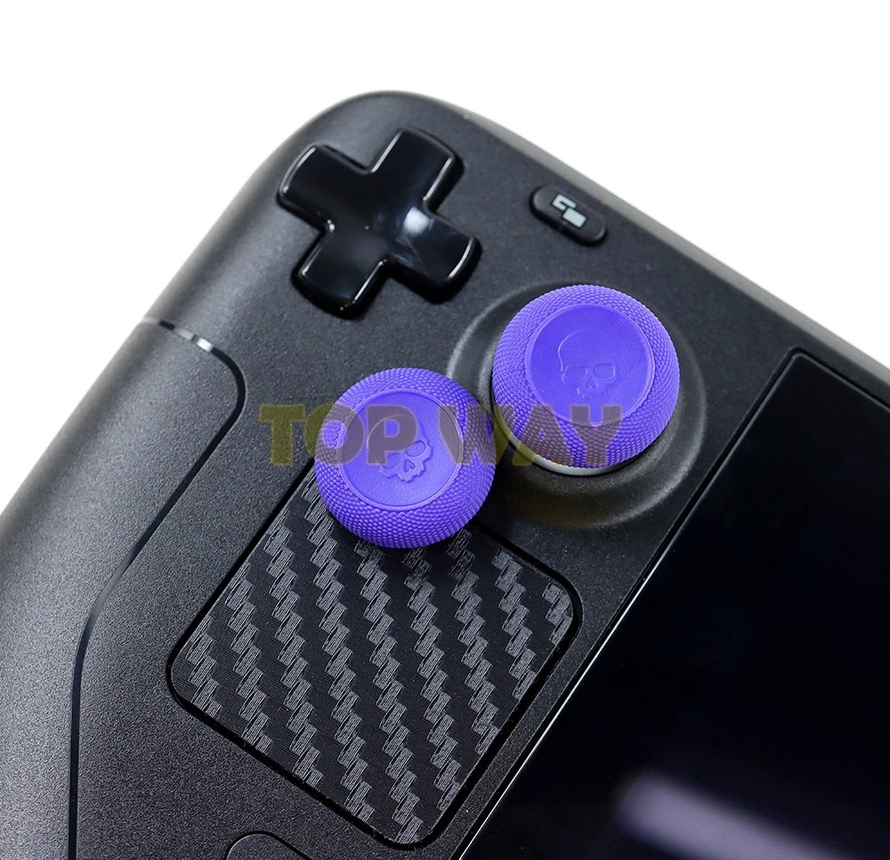 Empuñadura de pulgar para consola de juegos Steam Deck, cubierta de Thumbstick antideslizante, tapa de palo analógico de silicona, accesorios de cubierta Steam, 1 Juego