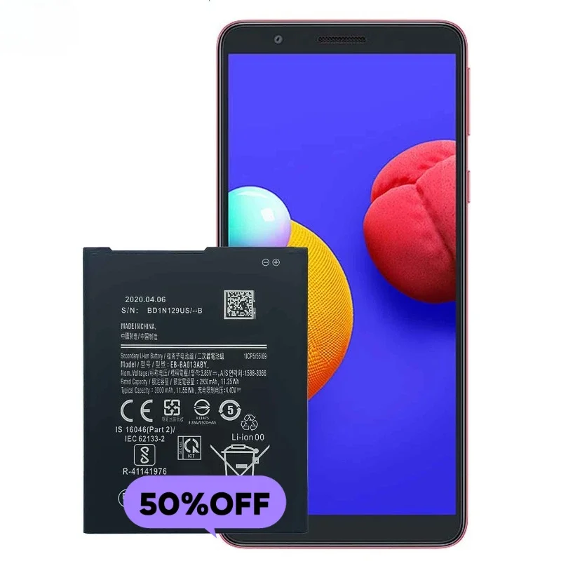 EB-BA013ABY for Samsung  A01 Core/A013/MO1 CORE/MO13  Phone Batteries High Quality  Replacement Bateria Grade A Cell with Tools