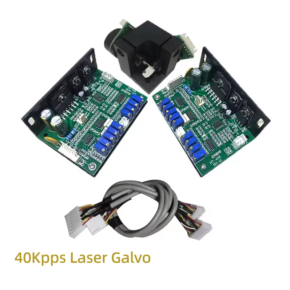 Laser Galvo Scanner 15/20/25/30/40Kpps X-Y Galvanometer Scanning for RGB Stage Light / Engraving / 3D Printing