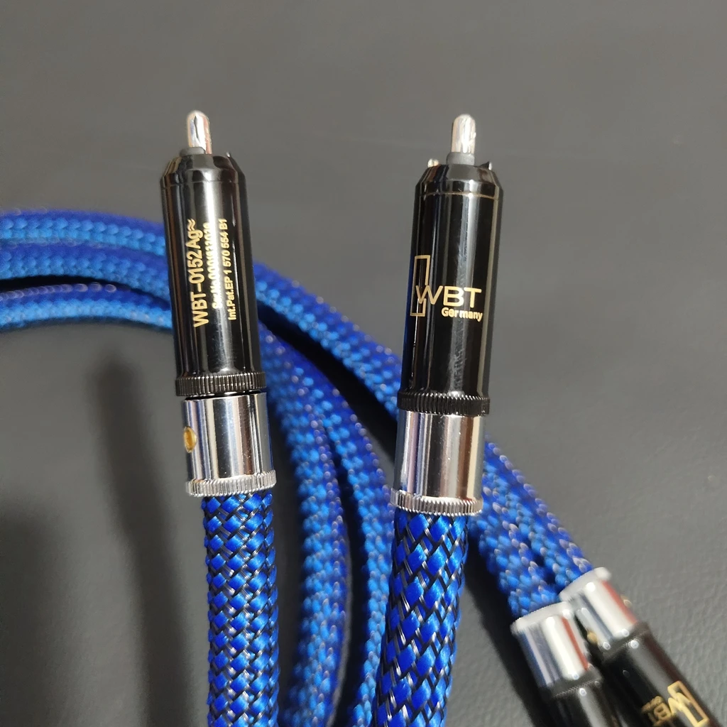 Original FURUTECH DAS-4.1 Top-of-the-line RCA cable Alpha OCC conductor HiFi weapon RCA upgrade line with WBT silver RCA plug