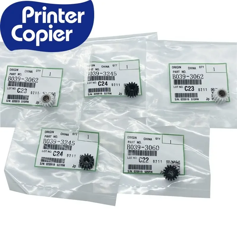 1SETS B039-3062 B039-3060 B039-3245 Developer Gear Kit Set for Ricoh Aficio 1015 1018 2015 2018 3025 3030 MP1600 MP2510 MP3010