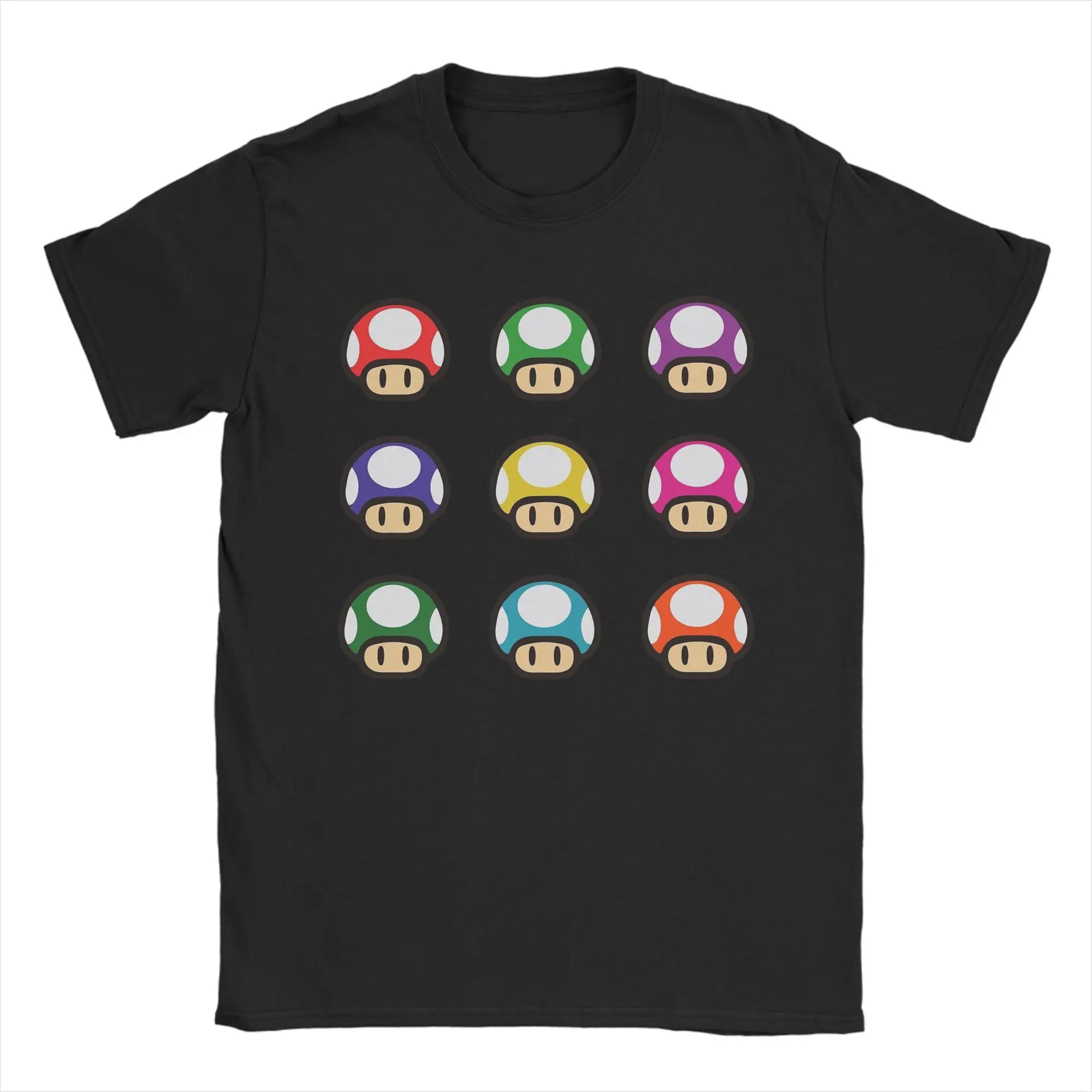 Hipster 1up setas retro paquete de 9 camiseta Supers Marios para hombres Camiseta de algodón camisetas de manga corta Idea de regalo ropa