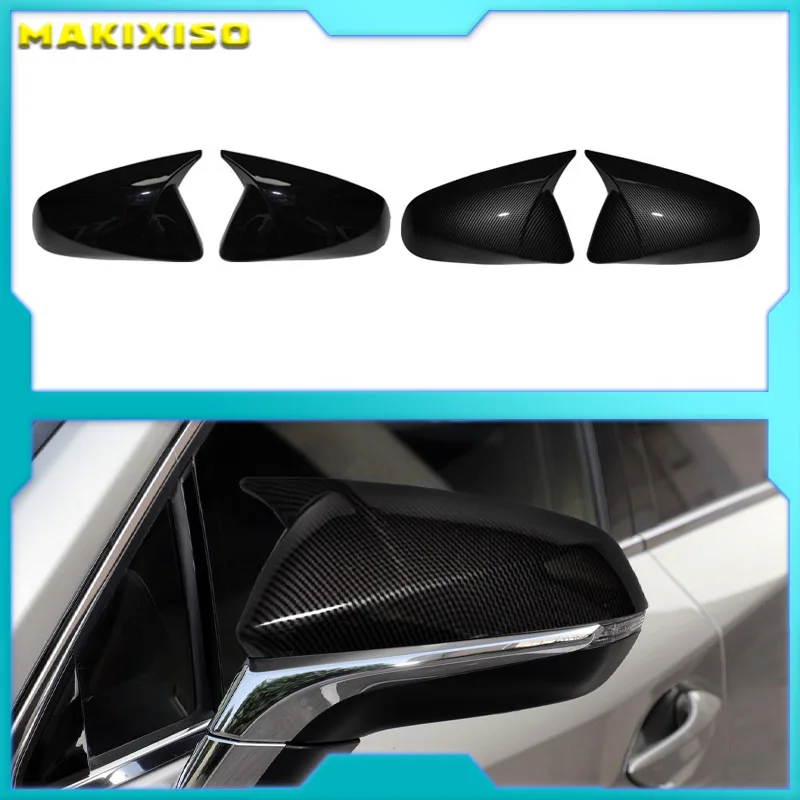 For Lexus NX 200 200t 300 300h RX 200t 330 300 350 450 Side Wing Rearview Mirror Cover Black Cap Sticker Trim Mirror Shell