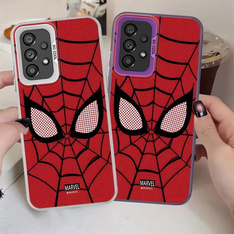 Marvel SpiderMan Cool Case for Samsung Galaxy A24 A25 A51 A04 A15 A16 A31 A07 A12 A72 A17 A54 A71 A14 A34 A05 A26 A50 A56 A23