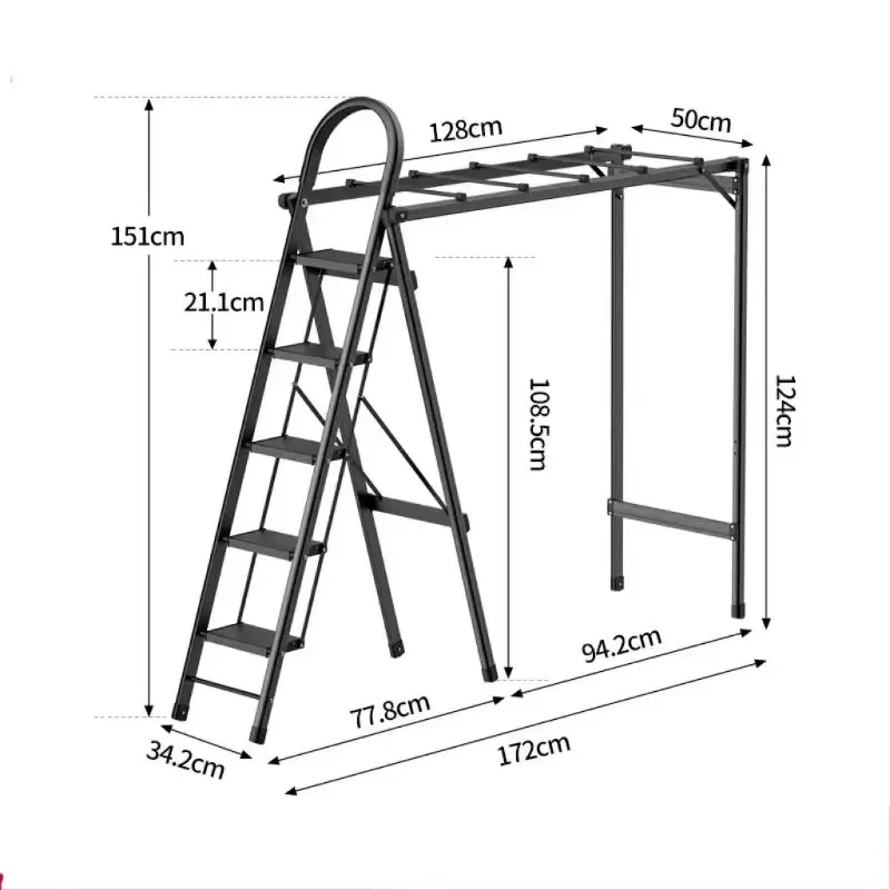 

Clothes Rack Cloth Household Clothes Drying Rack Cloth Drying Hanger Underwear Dryer