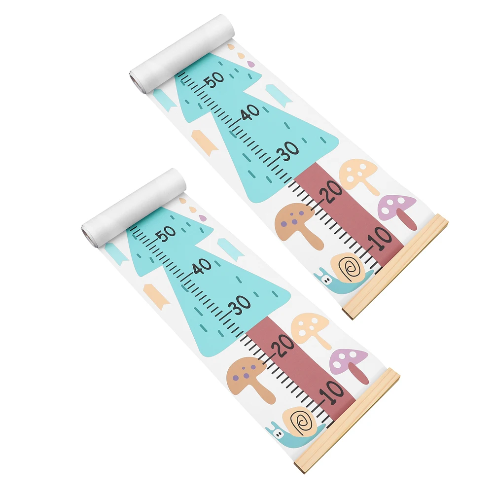 

2Pcs Growth Chart Minimalist Height Ruler Wall Hanging Growth Tracker Measurement Tool for Nursery Room Decor