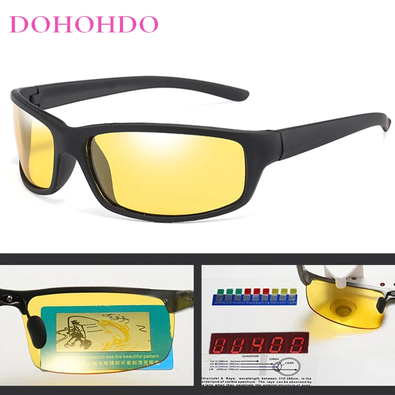 

Classic Brand Designer Night Vision Glasses Men Women Polarized Sunglasses UV400 Anti-Glare Goggle Night Driving Eyewear Очки
