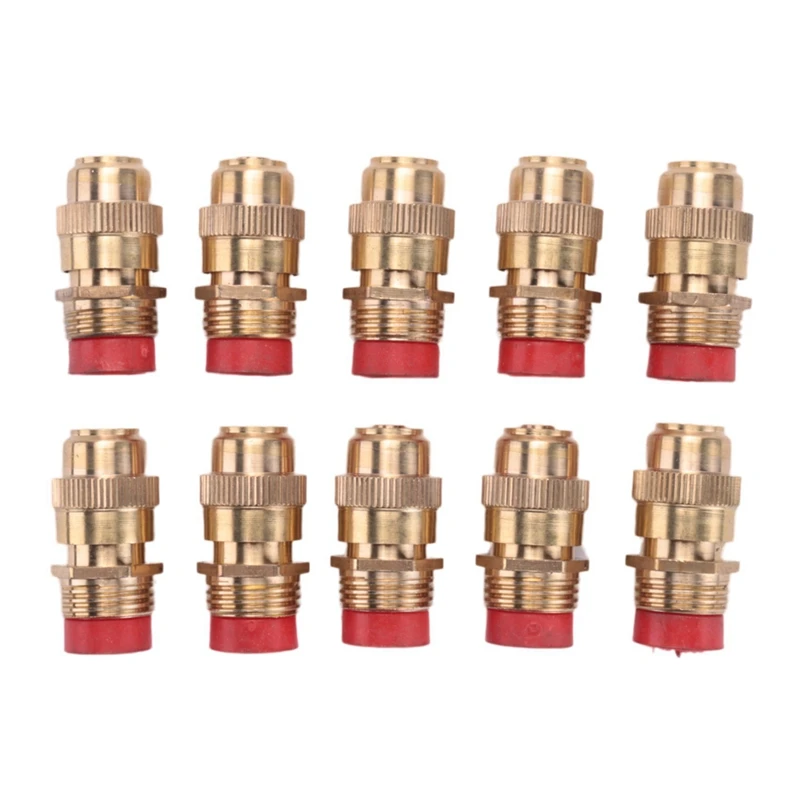

50Pcs 1/2 Inch Adjustable Sprinkler Middle Distance Sprinkler Brass Nozzle Garden Lawn Irrigation Watering Fittings