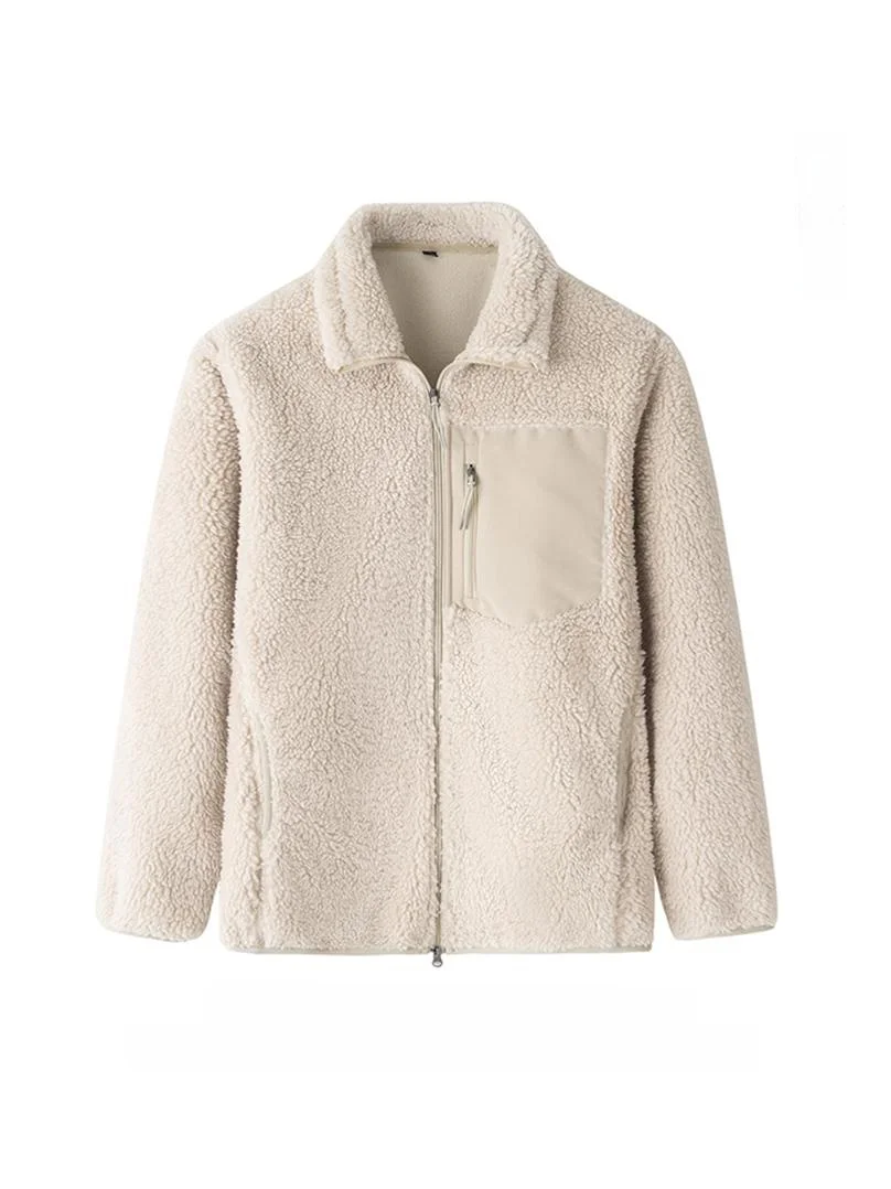 

Новая ветрозащитная флисовая куртка унисекс 2025 года: утепленная, с длинным рукавом, повседневная, теплая, из полиэстера, на молнии