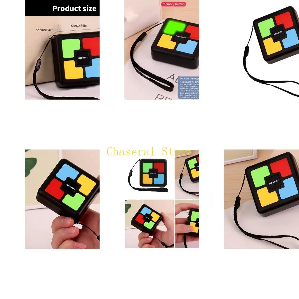 

E7CE Kids Memory упражнения Cube Logical Training Buzzle игра игрушка ярко -цветная головоломка с несколькими режимами