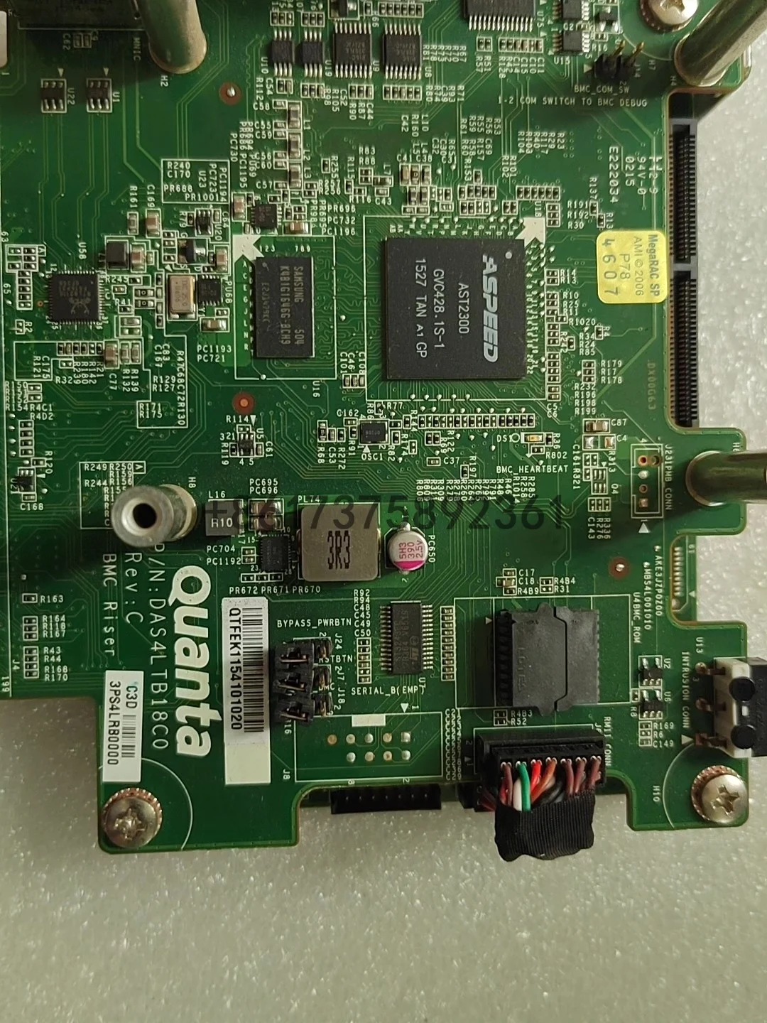 RQ940 Server, Graphics Card Remote Management Card 3PS4