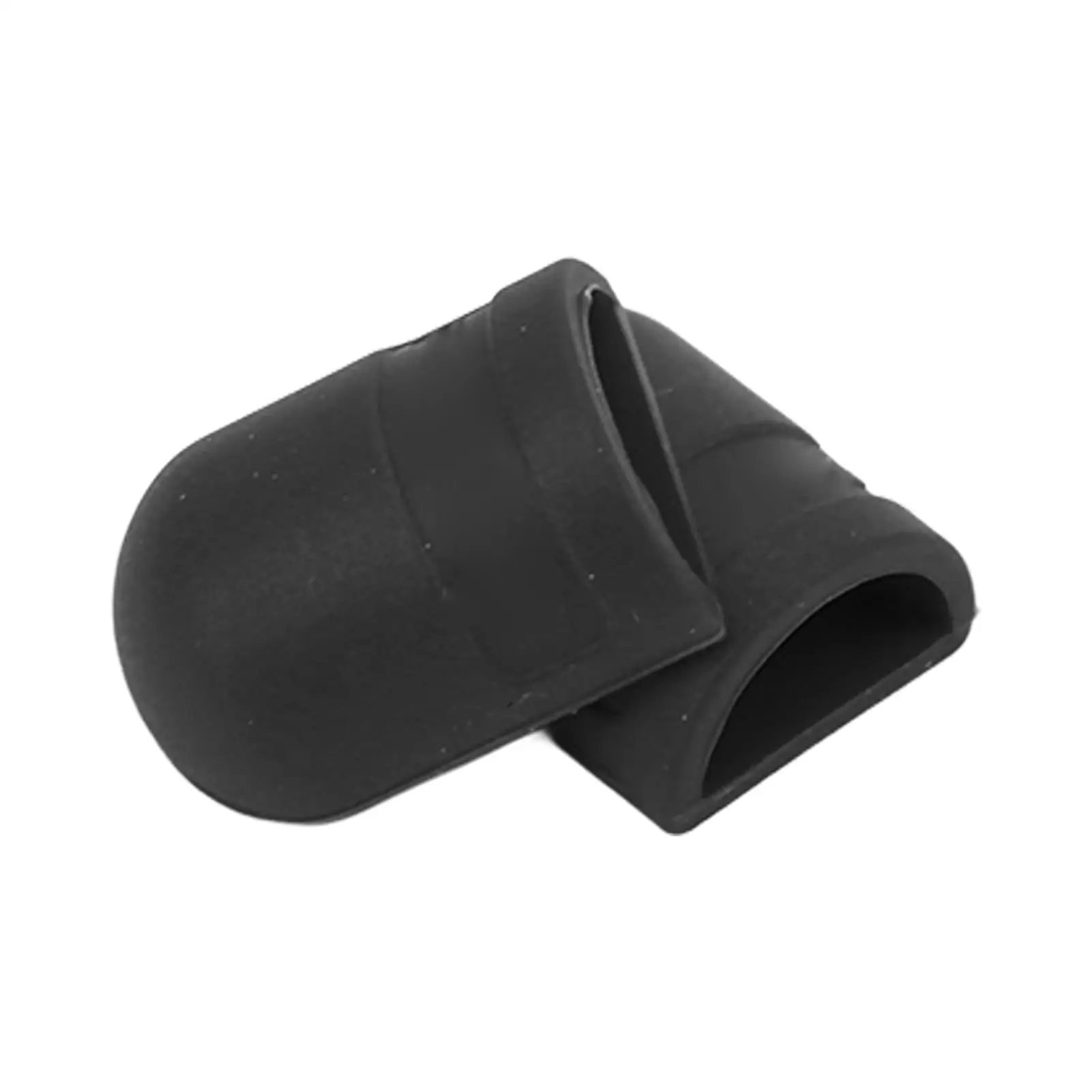 زوج واحد من الأكمام الواقية لتغيير اليد لدراجة الطريق من السيليكون المضاد للخدش وغطاء رافعة الفرامل باللون الأسود