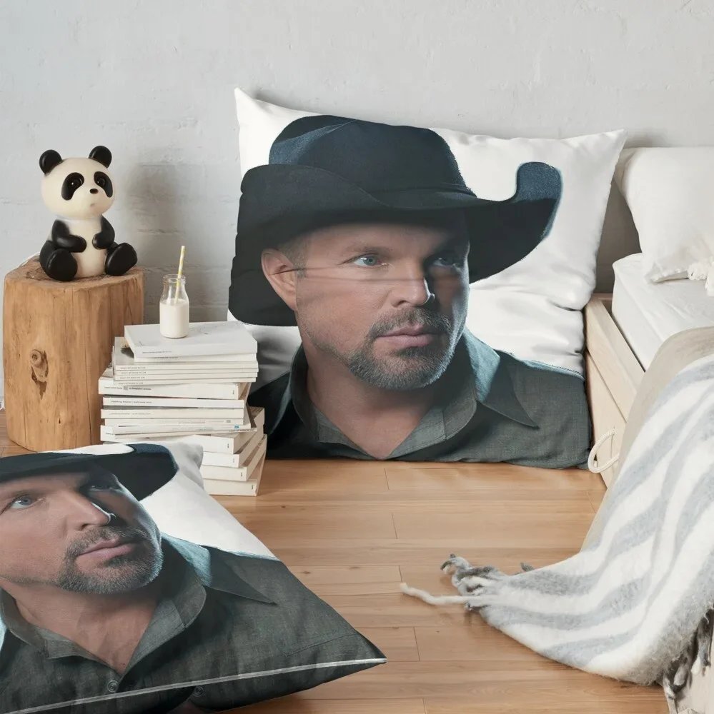 Garth Brooks Decoration Pillow Case Sofa Waist Throw Cushion Cover Home Decor