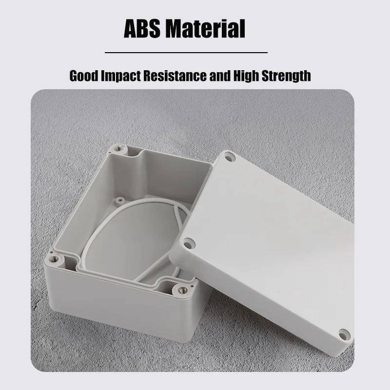 F Series Outdoor Waterproof IP67 Electrical Junction Sealed Box Enclosure ABS Plastic Screw Cable Junction Case Customize