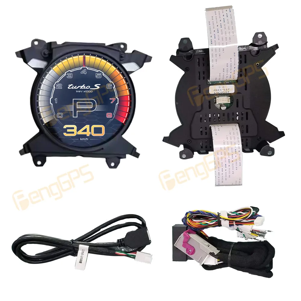 

Digital Cluster For Porsche Cayenne Panamera 2016-2023 Car LCD Instrument Panel Virtual CockPit Speed Meter Dashboard Linux BT