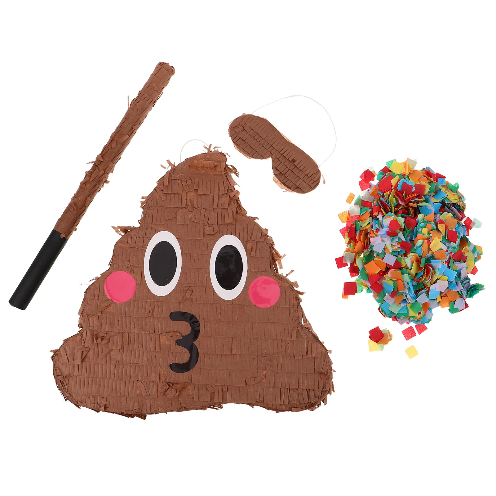 

1Set Poop Themed Pinata Easy Hang Indoor Outdoor Decorative Fun Family Activity Unique Design Birthday Party Games