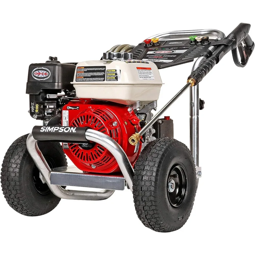 

Cleaning ALH3425 Aluminum Series 3600 PSI Gas Pressure Washer, 2.5 GPM, Honda GX200 Engine, Includes Spray Gun