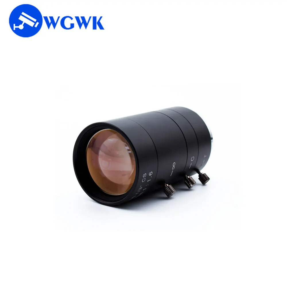 WGWK lensa kamera HD, dudukan CS untuk CCTV Keamanan Pengawasan IP 5-50mm 6-60mm 5-100mm