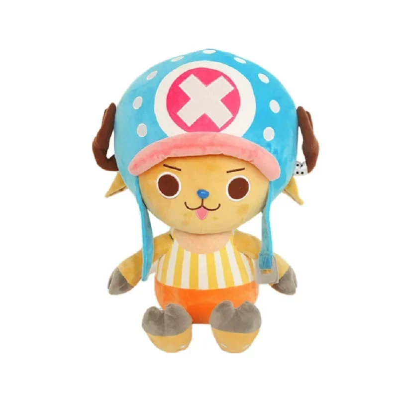 Hot 25cm One Piece Anime Figure Zoro Luffy Chopper Plush Toys Cute Cartoon Plushie Stuffed Dolls Pendant Kids Xmas Gifts