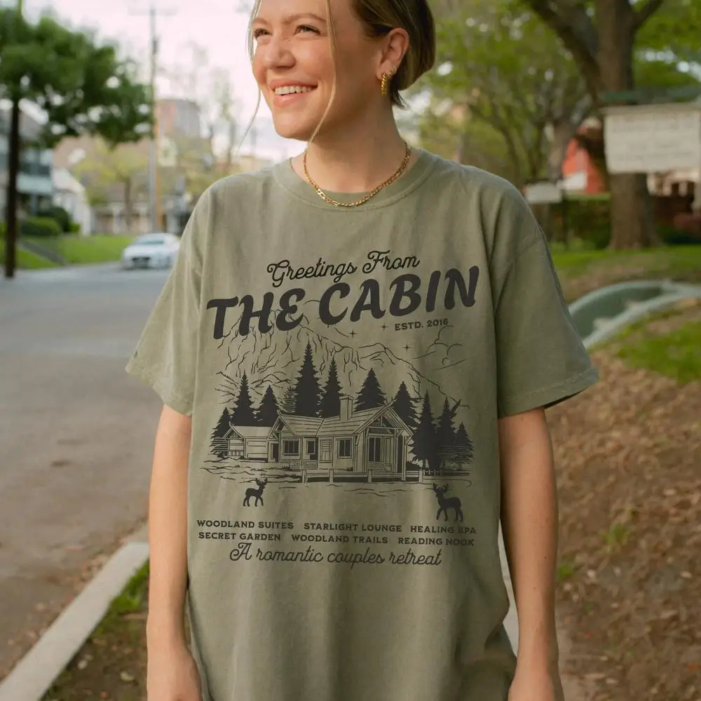 تي شيرت نسائي قطني قميص ممثل المقصورة قميص مرخص SJM Merch قميص Crescent City Merch تي شيرت Rhysand Feyre Romantasy Book Tshirt