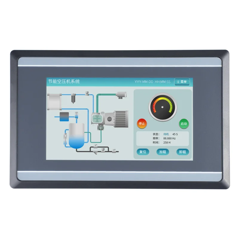 4.3-Inch Touchscreen HMI AMT043 Series for Industrial PLC Control ARM9 CPU 16M RS232/RS485 DC9–30V