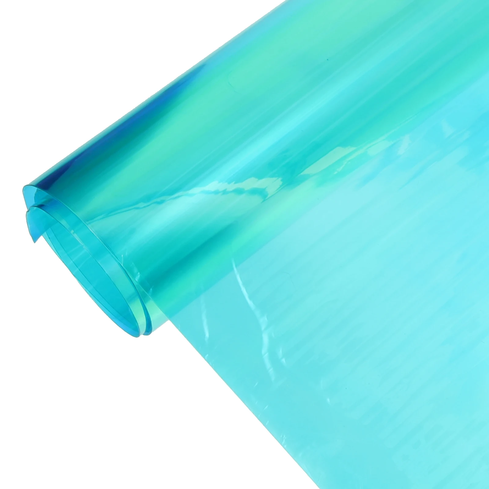 

Iridescent PVC Green Holographic Film Material for DIY Opal Vinyl Roll H bags Clothing Accessories Patchwork Sewing