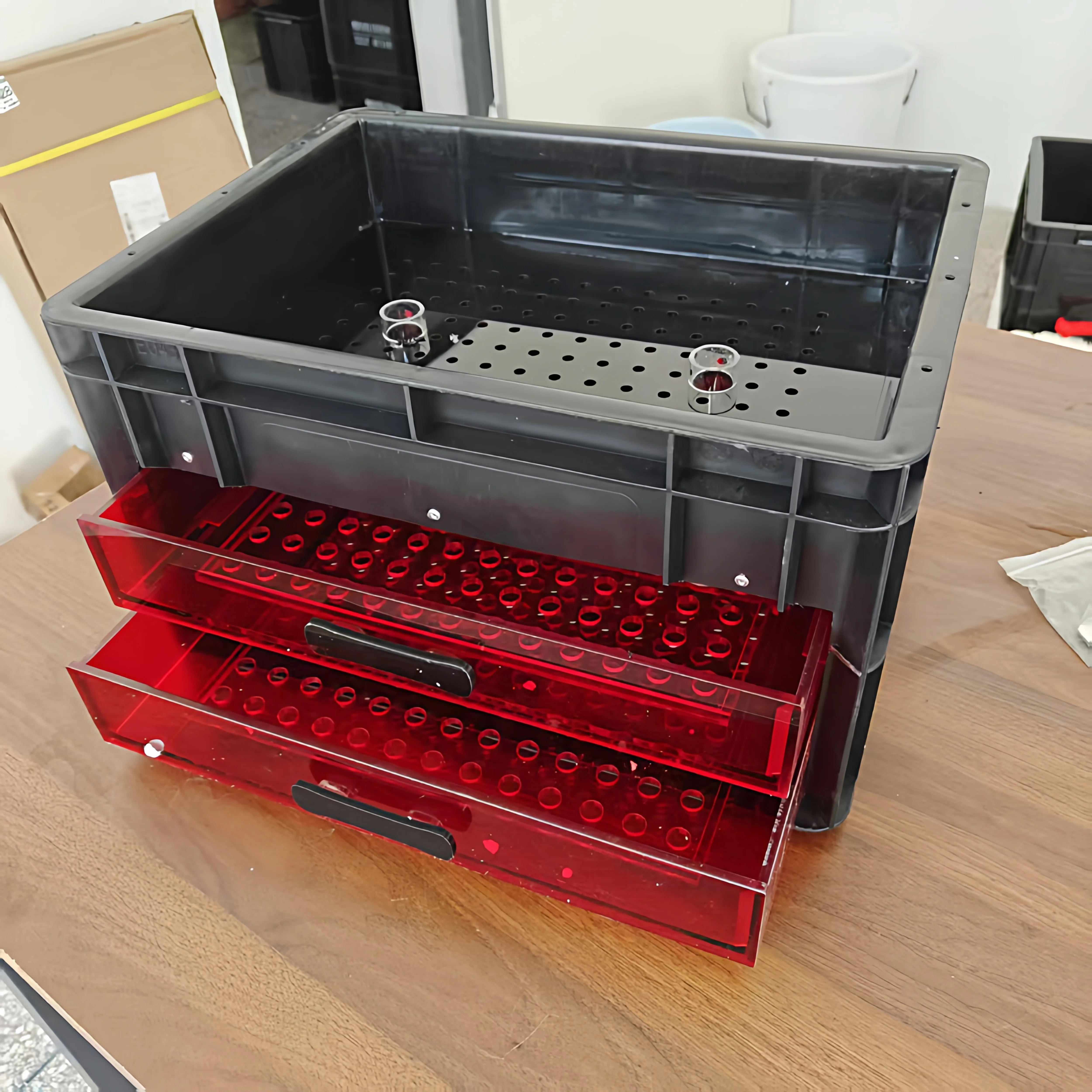 40 * 30 acrylic drawer wet and dry separation box turnover box filter fish tank