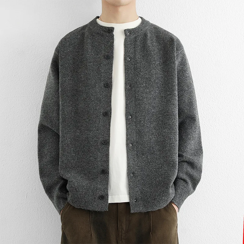 

Men Fashion Youth Casual Cardigan Sweater