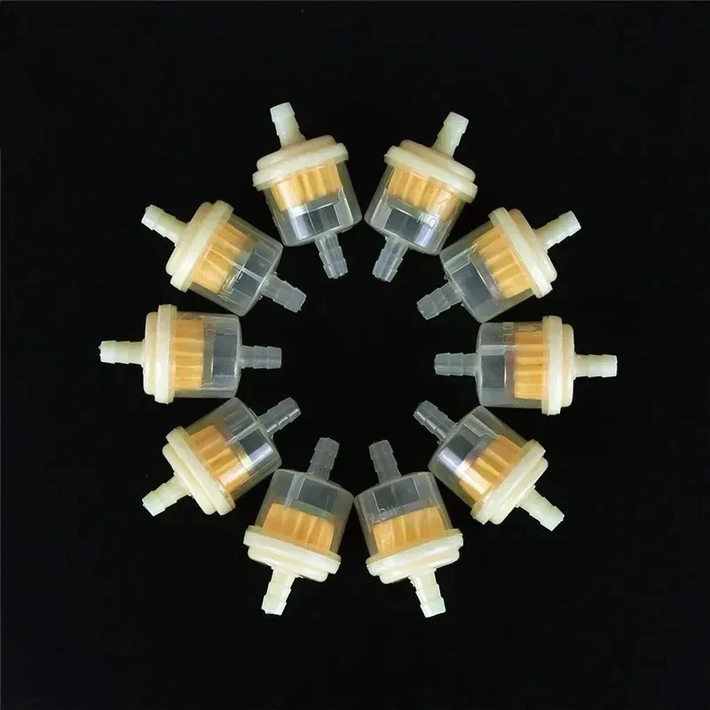5/15/30pcs Professional Universal Gasoline Gas Fuel Gasoline Oil Filter for Motorcycle Moped Scooter Dirt Bike ATV