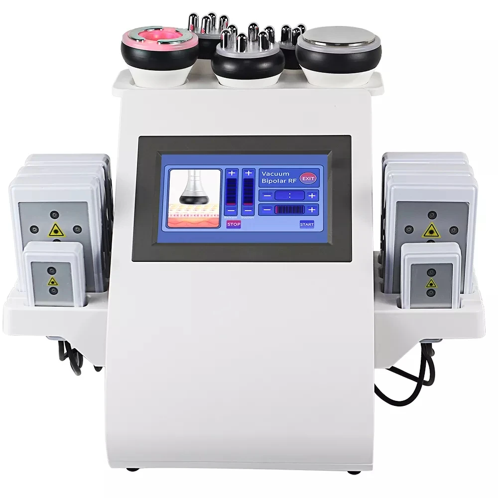 

2022 Newest 40K Kim 8 Pads Ultrasonic Vacuum Cavitation System 6 In 1 Lipo Body Slimming Beauty Cellulite Lose Weight Machine