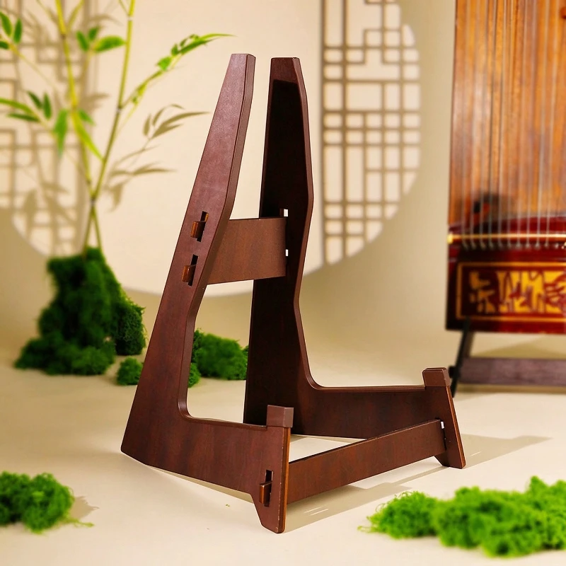 Vertical Guzheng Stand Wooden Guzheng Display Stand Anti Slip Stable General Guzhengs Bracket Stringed Instruments Accessories
