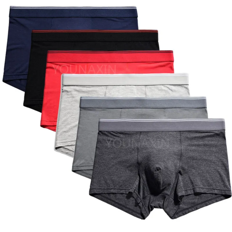 

6 Pcs Big Size Undies Underwear Men Boxers Briefs Homme Panties Knickers Breathable Underpants Modal Shorts M L XL 2XL 3XL 4XL