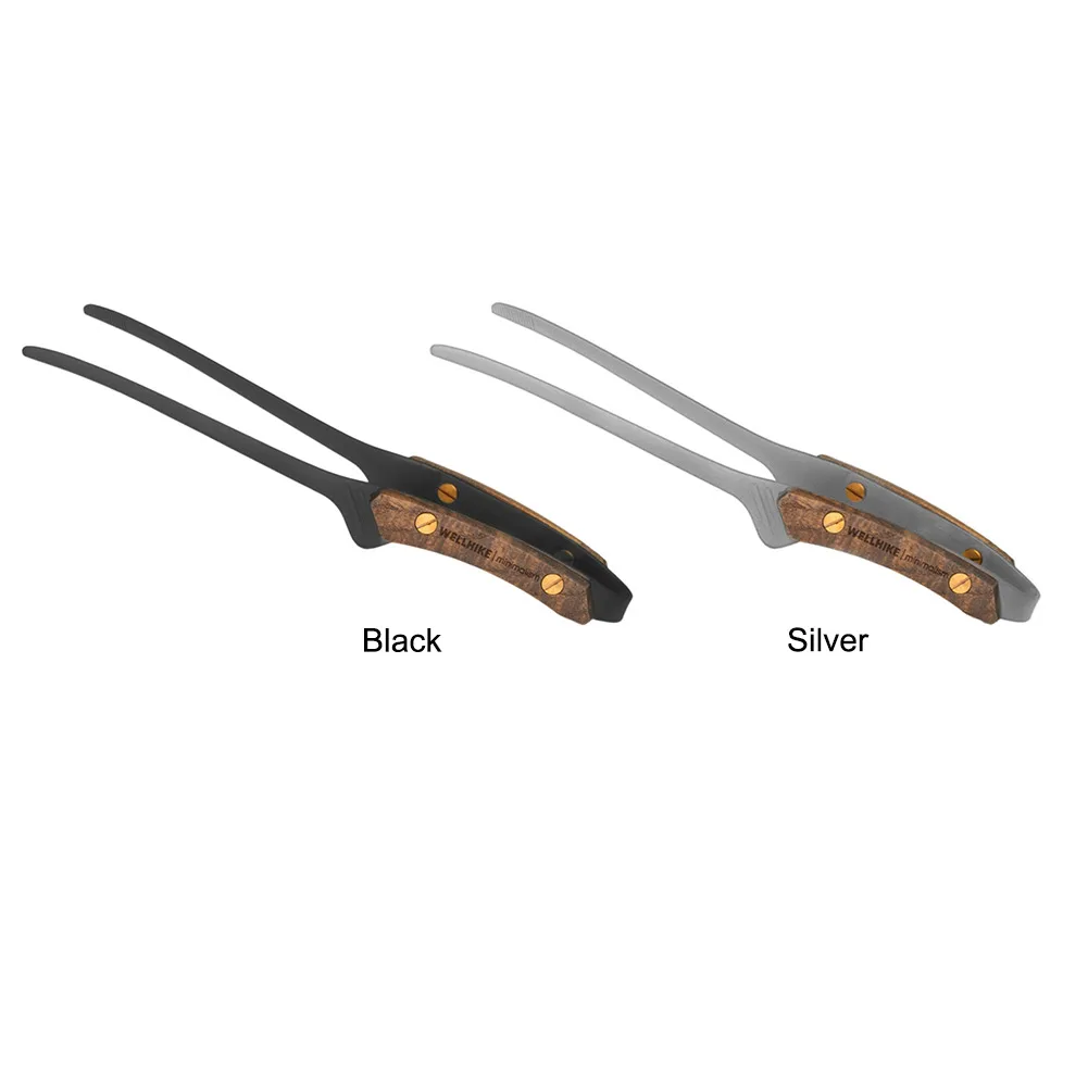 

Винтажный зажим для мяса для пикника, щипцы из нержавеющей стали для барбекю, гриля, легкая уличная посуда, товары для кемпинга