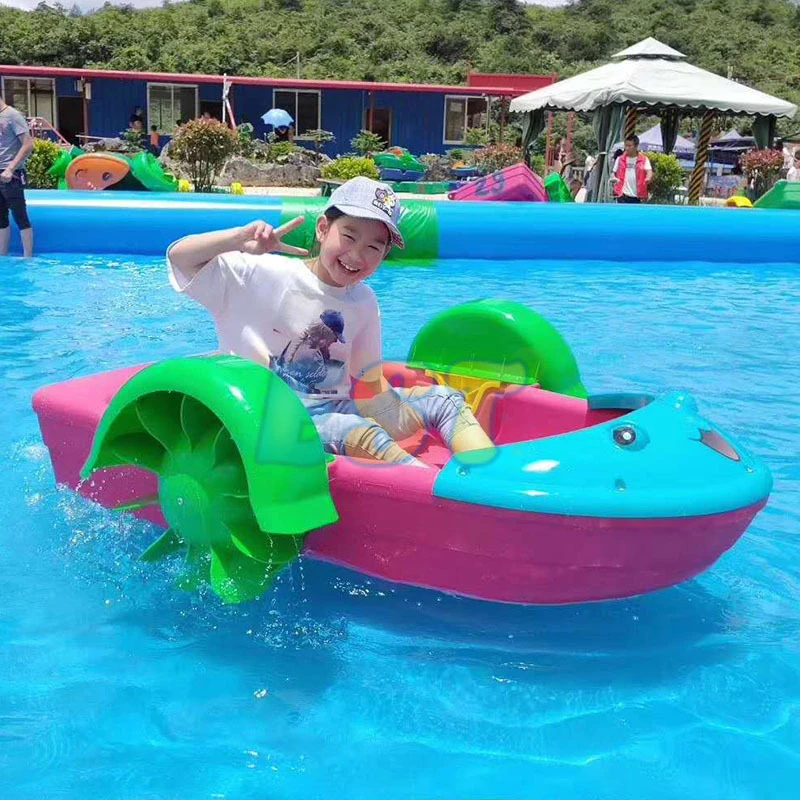 

Hot Selling Water Park Children Pedal Boat Aqua Hand Paddle Boat for Sale
