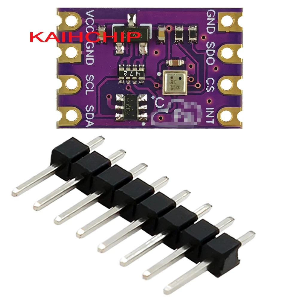 BMP580 atmospheric pressure temperature sensor module IIC SPI compatible with BME280 BMP388 for GPS precise navigation