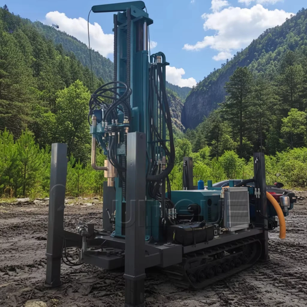 China Factory Price 100m 180m 200m 260m Deep Water Well Drilling Rig Machine for Borehole Drilling