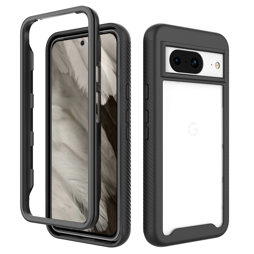 Pixel 8 Cover Shockproof Clear Protective TPU Bumper Cover For Google Pixel 8 Phone Cases