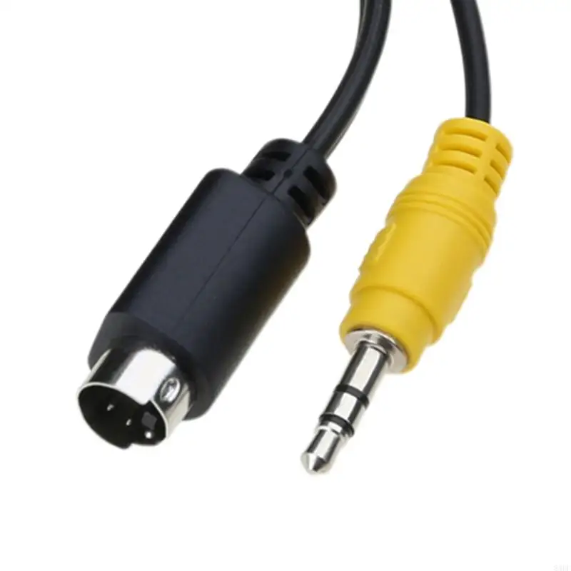 S-Video 4pin con cable compuesto 3.5 mm a 3RCA PC a Video 3.5 mm sonido