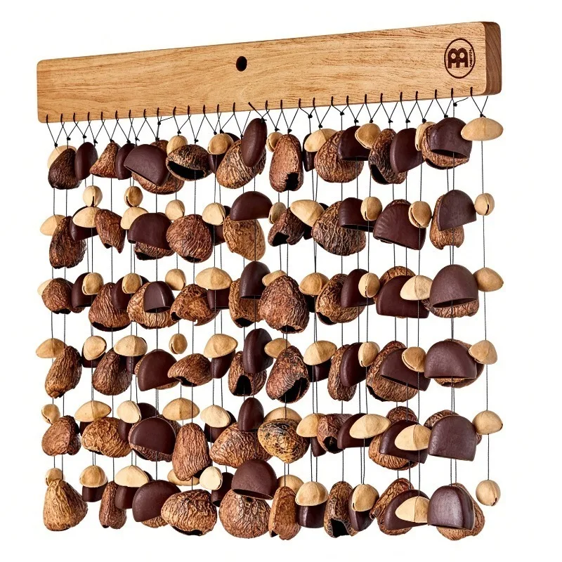 Nut Shell Chimes Meditation Wind Chime Yoga Sound Healing Handheld Bell Spiritual Relax Outdoor Hanging Percussion Instruments