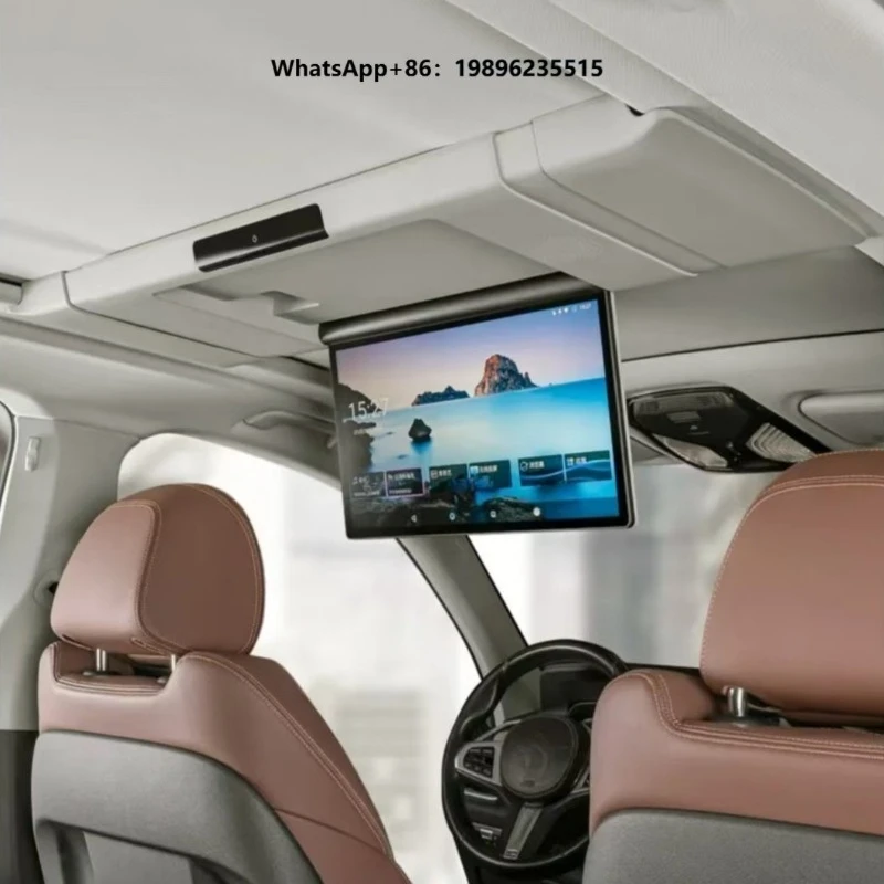 Anti-Glare 15.6 Inch LCD Ceiling TV with WiFi 4G Touch Screen Interior Kits