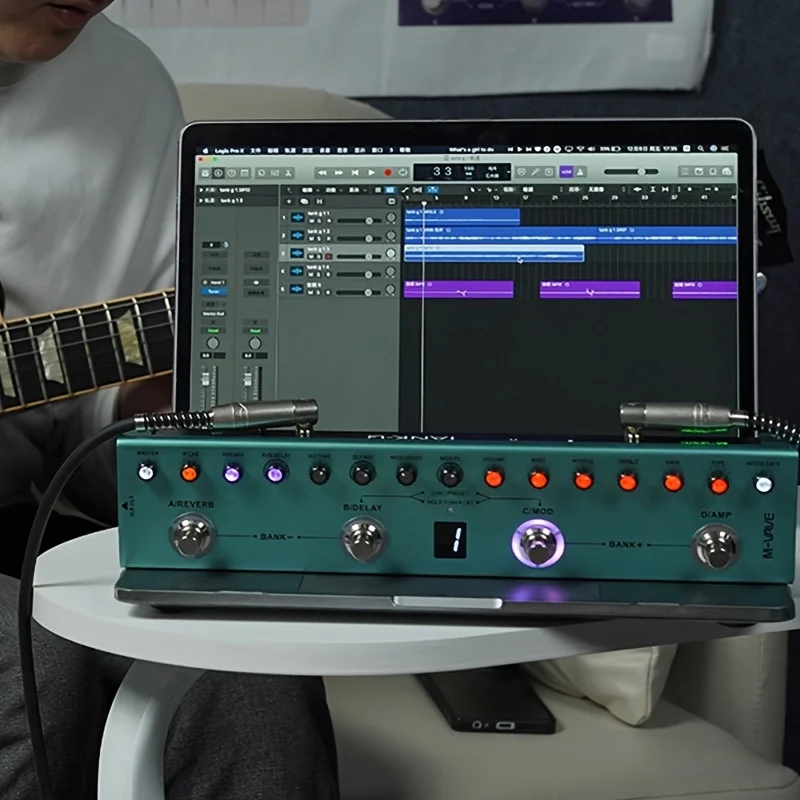 M-VAVE TANK G All-in-One Electric Guitar Multi-Effects Processor