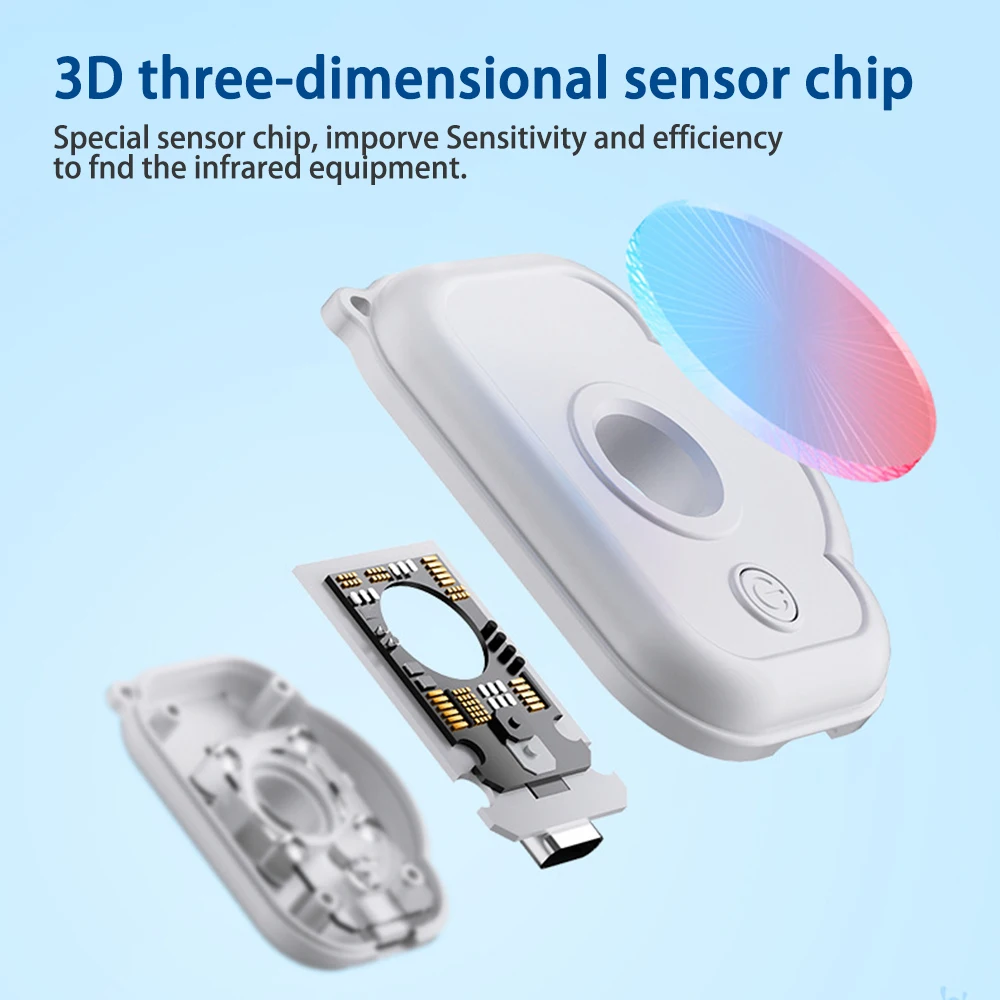 Anti-Peeping Camera Detector Security Protection Alarm Hotel Infrared Anti-Surveillance Anti-Candid Shooting Pinhole Camera