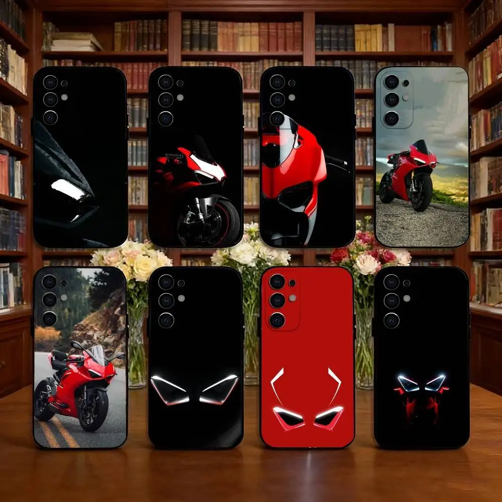 Cool Panigale V2 motorcycle cars Phone Case For Samsung S25,S24,S21,S22,S23,S30,Ultra,S20,Plus,Fe,Soft Silicone Black Cover