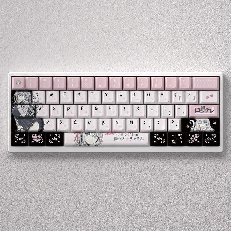 Ellie classmate Theme Anime Keycap Mechanical Keyboard Customized Cute Keycap Gaming Keyboards Accessories Cartoon Gift Collect