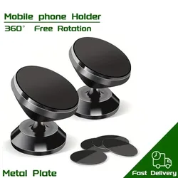 Magnetic Car Phone Holder Mobile Cell Phone Holder Stand Magnet Mount Bracket In Car For iPhone 13 12 Samsung Redmi Xiaomi