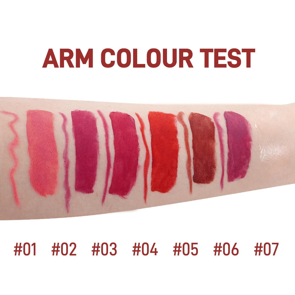 Kit labbra opache impermeabili, facile da applicare, anti-sbottatura, aspetto labbra naturale a lunga durata